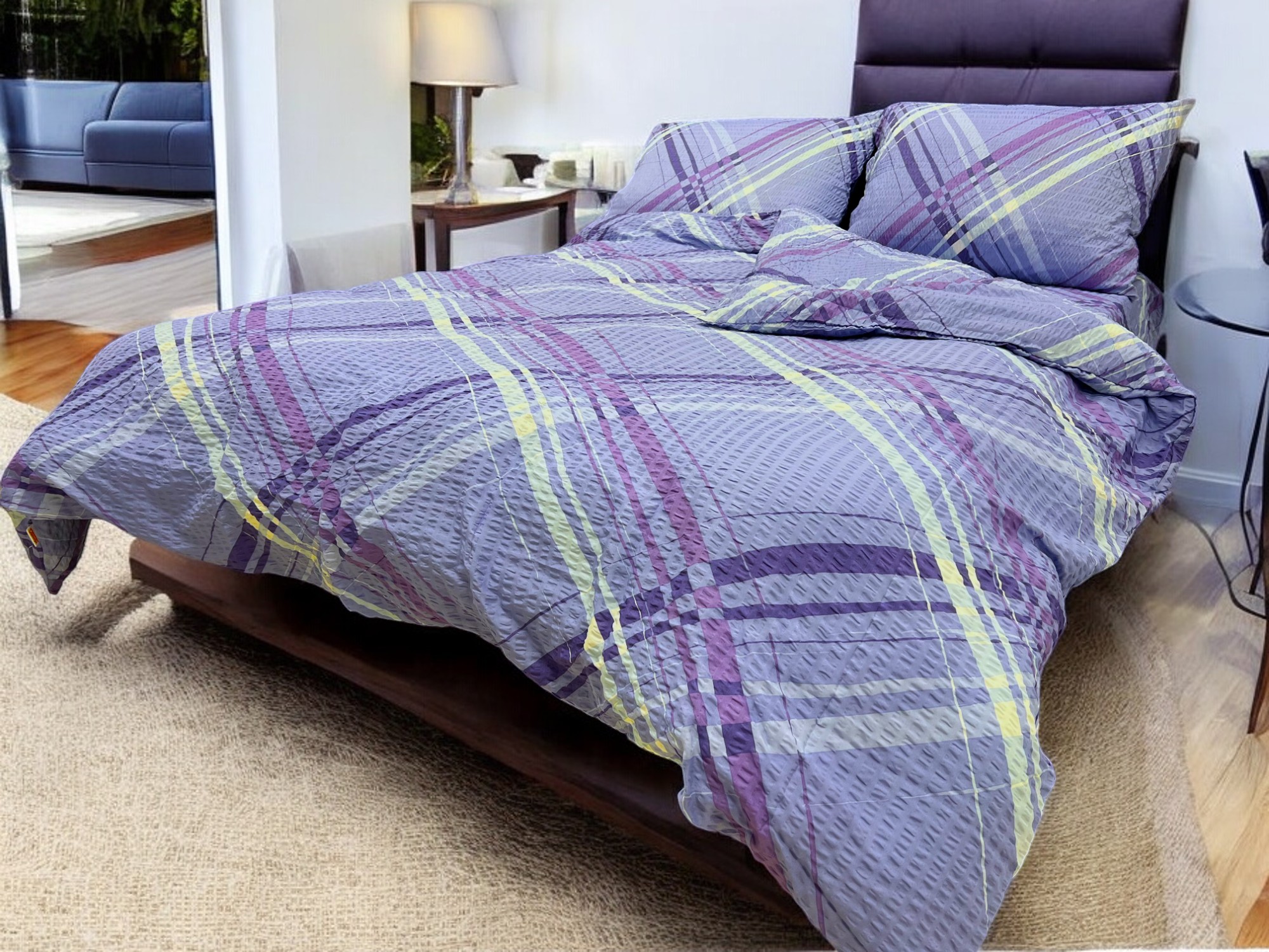 ljubicastamikrofiberpsteljina